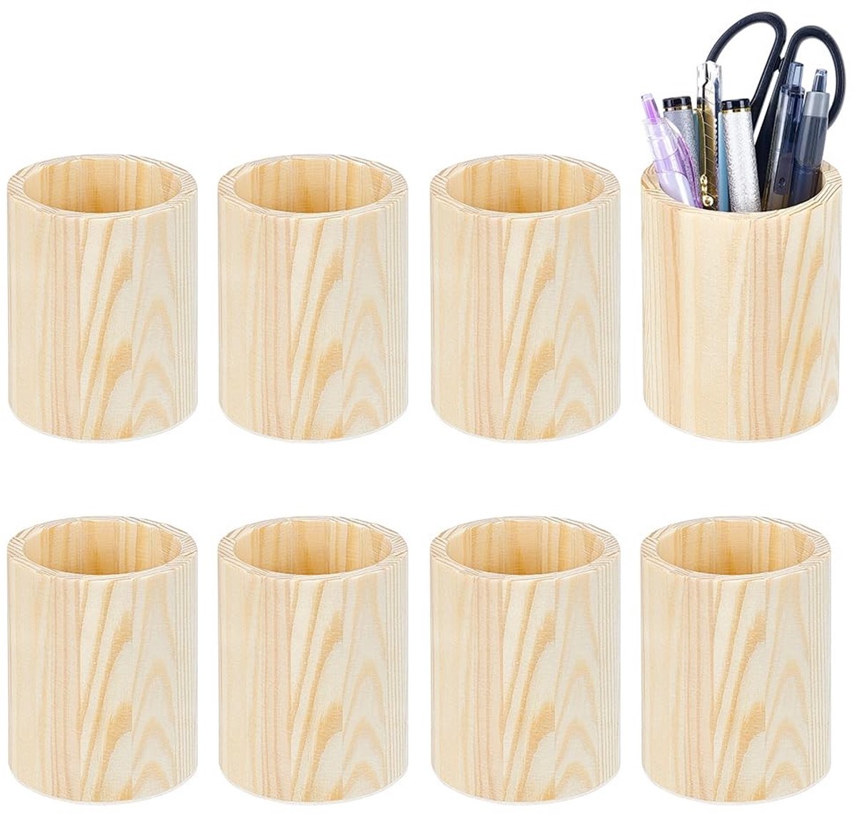 Dailygoods - Houten Potlood Houder voor Desk en Kantoor