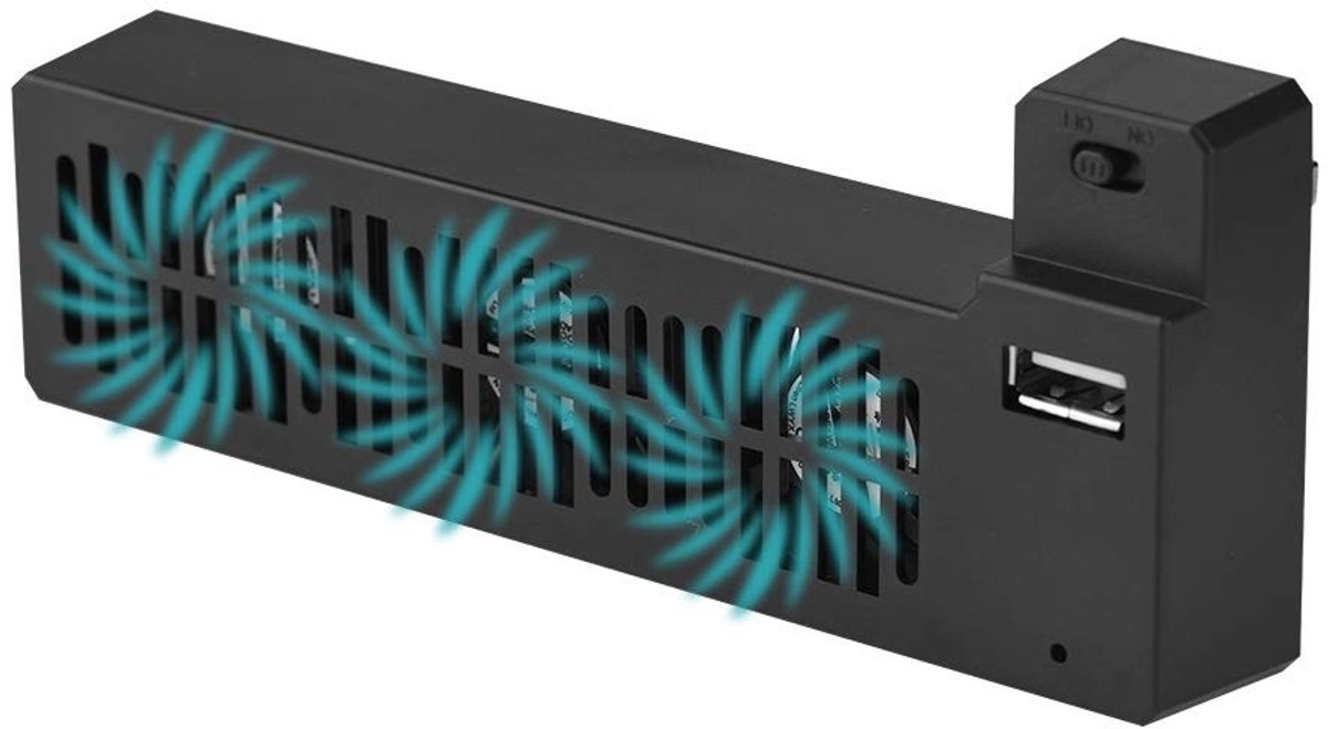 Dailygoods - Dailygoody - USB Koelventilator - Koeling voor Xbox One X - Compact en efficiënt - Hittebescherming - Verbeter je game-ervaring - Geschikt voor vide