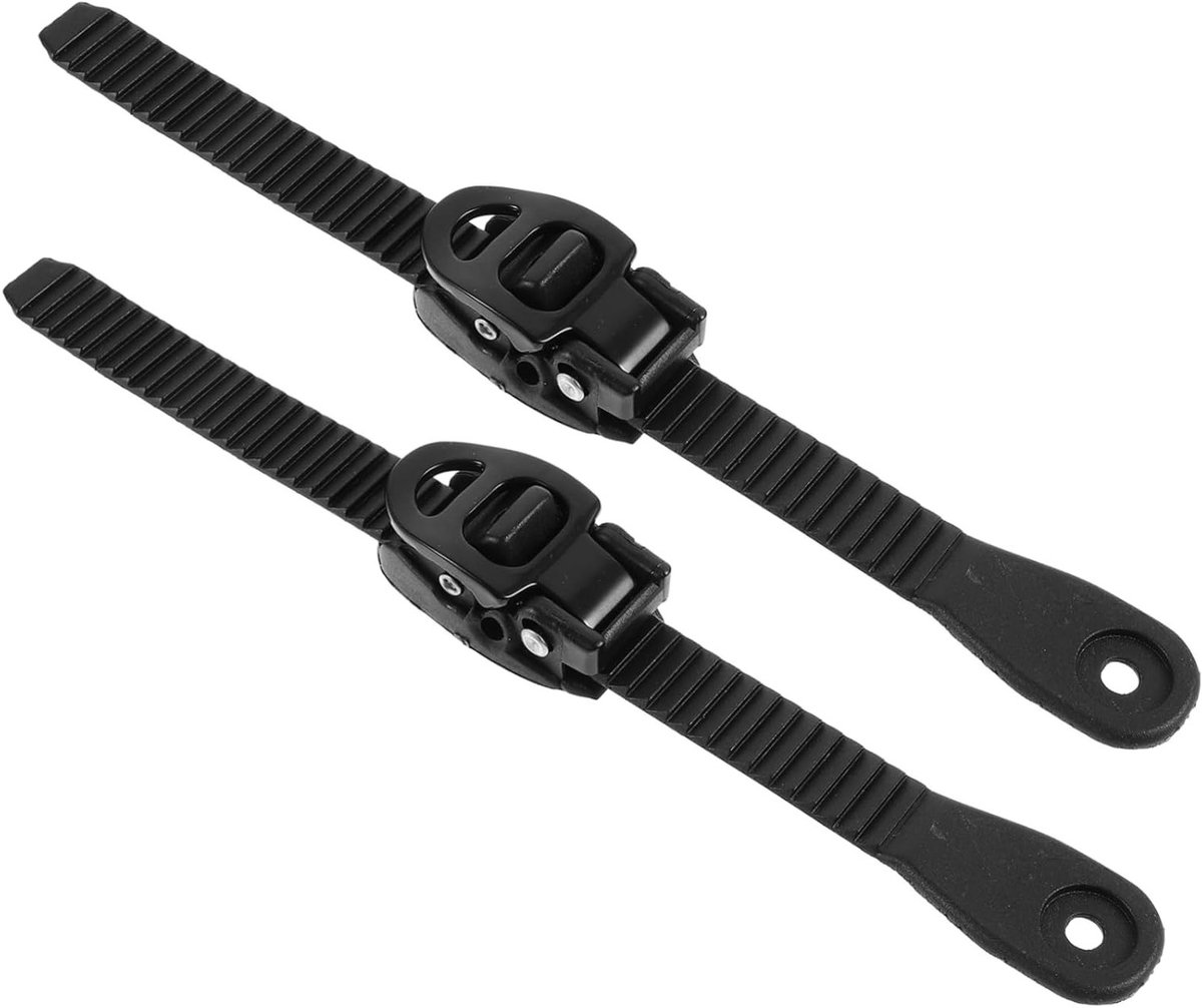 2 Sets Snowboard Voetlussen, Vervangende Skate Buckles, Bevestigingsriemen voor Skates en Rollerskates, Universele Accessoires van PVC