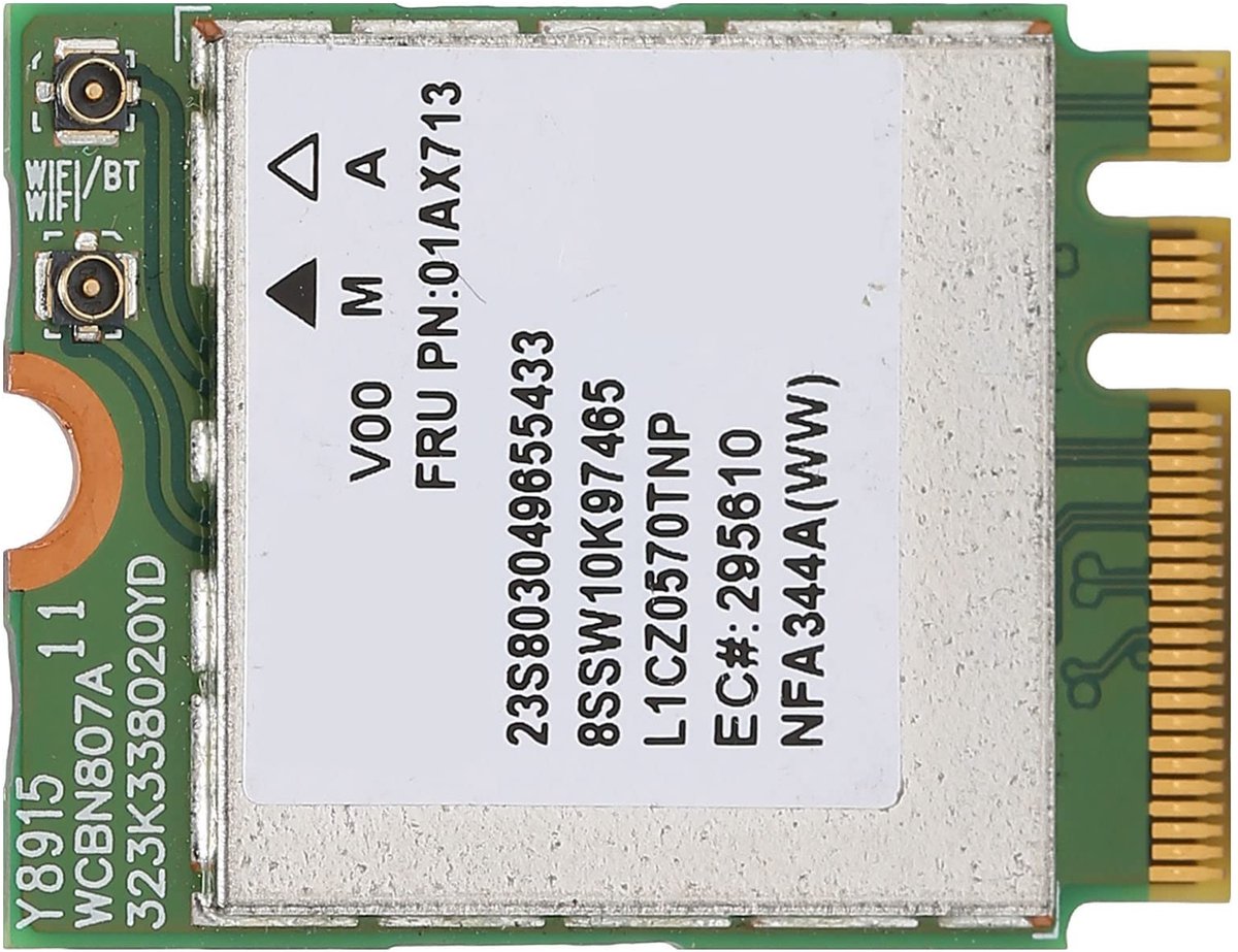 Dailygoods - Dailygoody - Wifi-kaart - M.2 Draadloze Netwerkadapter - 867 Mbps Snelheid - Interne Module - Uitbreiding voor Laptop - Geschikt voor 710S E470 E475 E...
