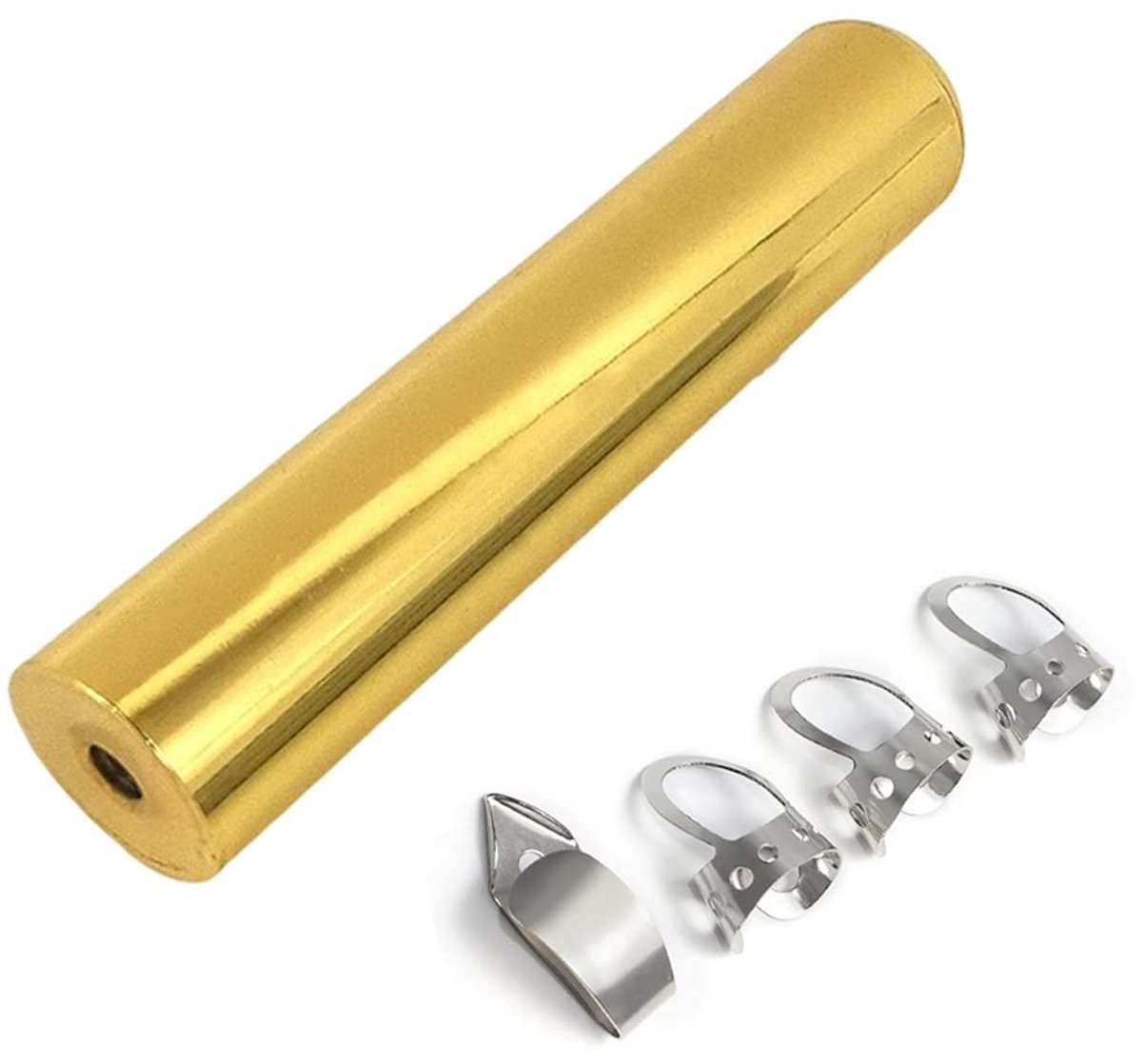 Dailygoods - Dailygoody - Gitaar Slide Bar - Tone Bar - Goud - Gitaar Accessoire - Professioneel Gebruik - Geschikt voor Gitaar en Bas
