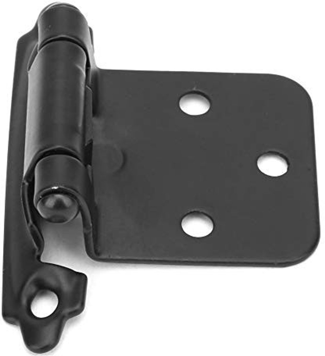 Dailygoods - Dailygoody - Veer Scharnieren - Zelfsluitend voor Kasten - Stalen Kasten Scharnier - Zwart - Kasten en Meubels - Duurzame Veer Mechanismen - Gesc