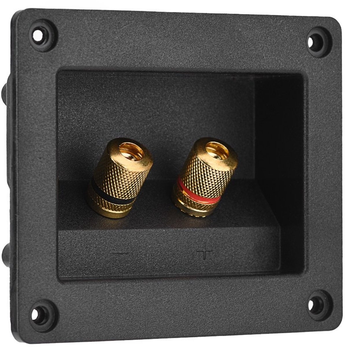 Dailygoody - Hi-Fi Luidspreker Aansluitdoos - Koper Verbindingen - Ideaal voor DIY - Betrouwbare verbinding - Geluidskwaliteit verbetering - Gesc