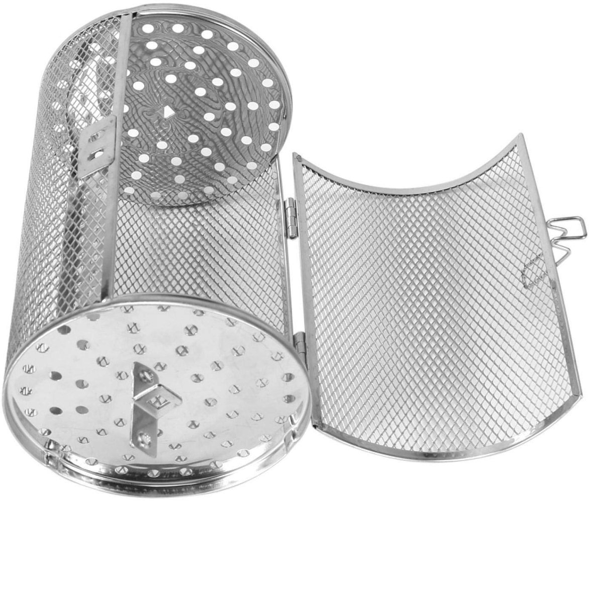 Dailygoods - Roestvrijstalen Bakvormen Rotisserie Mand voor BBQ