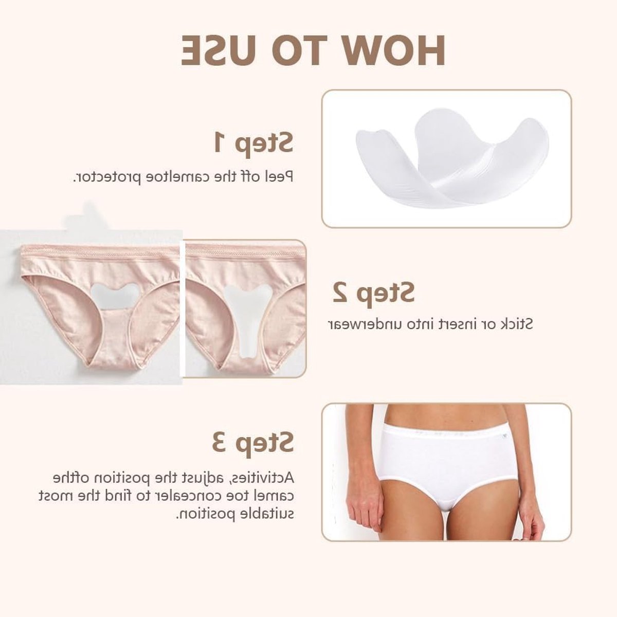 Herbruikbare beschermkussens voor intieme zones, siliconen bescherming voor privégebieden, ideaal voor sportkleding en yogabroeken
