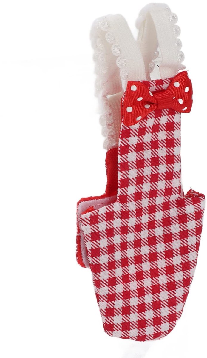 Dailygoods - Dailygoody - Pilotenpak voor papegaaien - Luier voor vogels - Waterdicht en elastisch - Rood rooster - Geschikt voor parkieten en ara - Maat XS