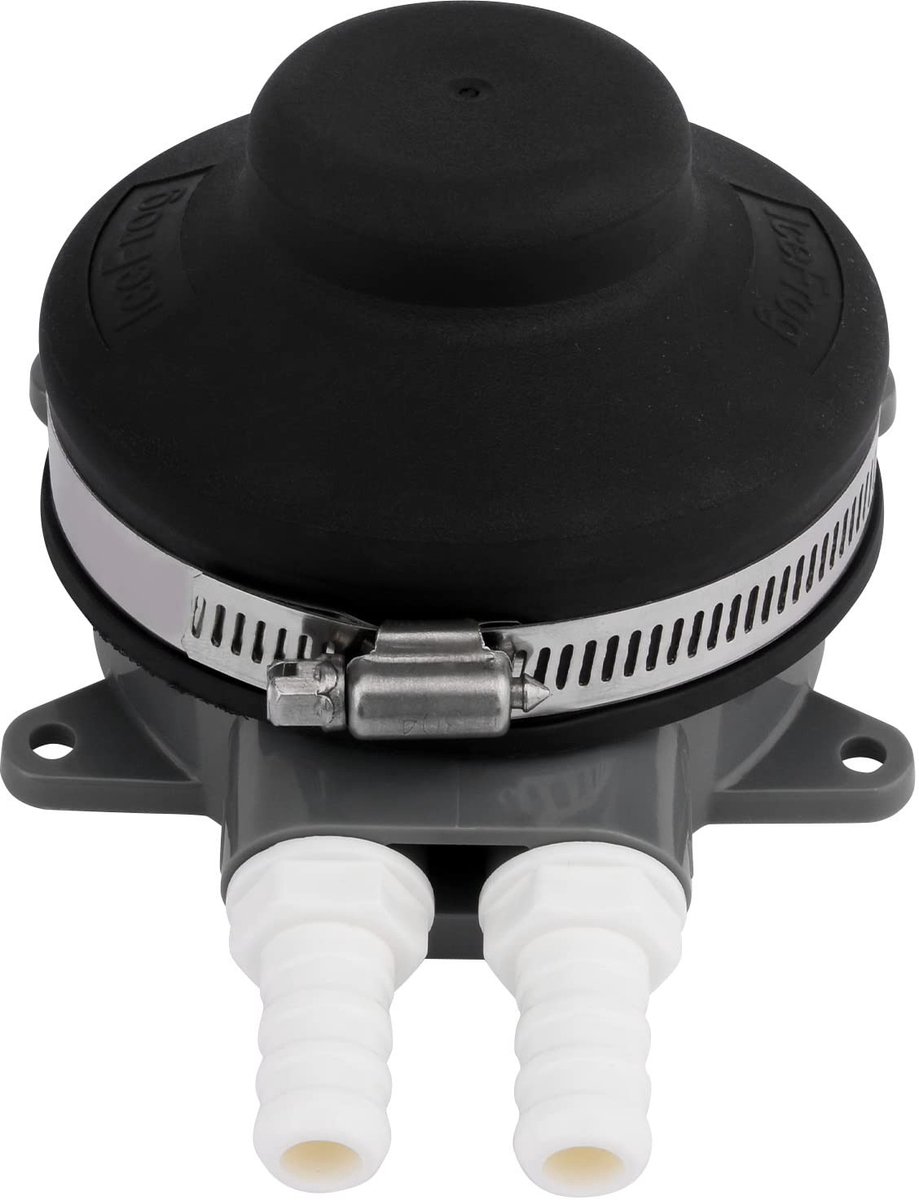 Dailygoods - Dailygoody - Voetpomp - Marine Voetwaterpomp - Handbediening - Zwart - Toiletpomp - Geschikt voor Mobiele Toiletten - Efficiënte Zelfaanzuigende Pomp