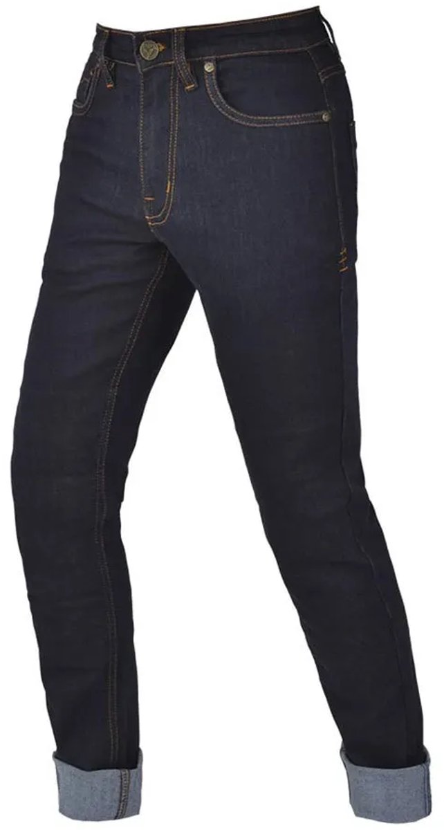 By City-route II- motorbroek-man- motorjeans-CE gecertificeerd-donkerblauw -32-M – foto 8