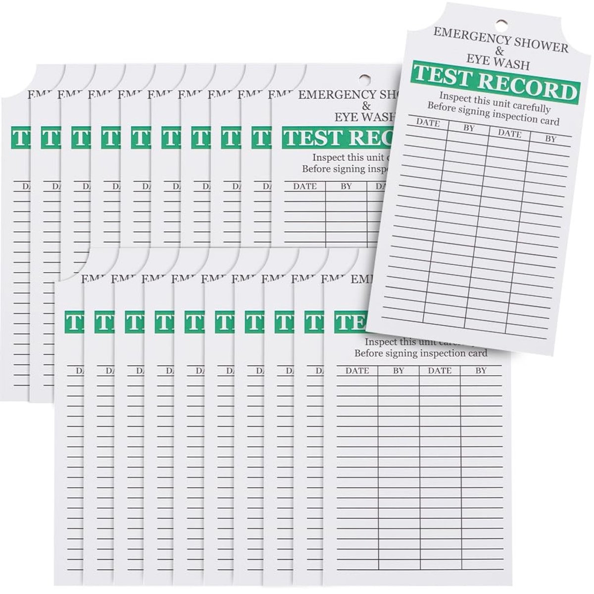 Dailygoods - 60 Stuks Veiligheidsinspectie Registratie Etiketten voor Apparatuur