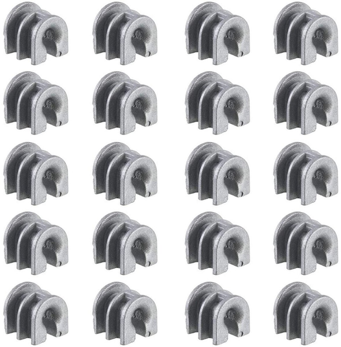 20 bevestigingsgaten voor Geschikt voor STIHL 25-2, 252, 30-2, 302, 40-2 en 402 model grasmaaierkoppen.