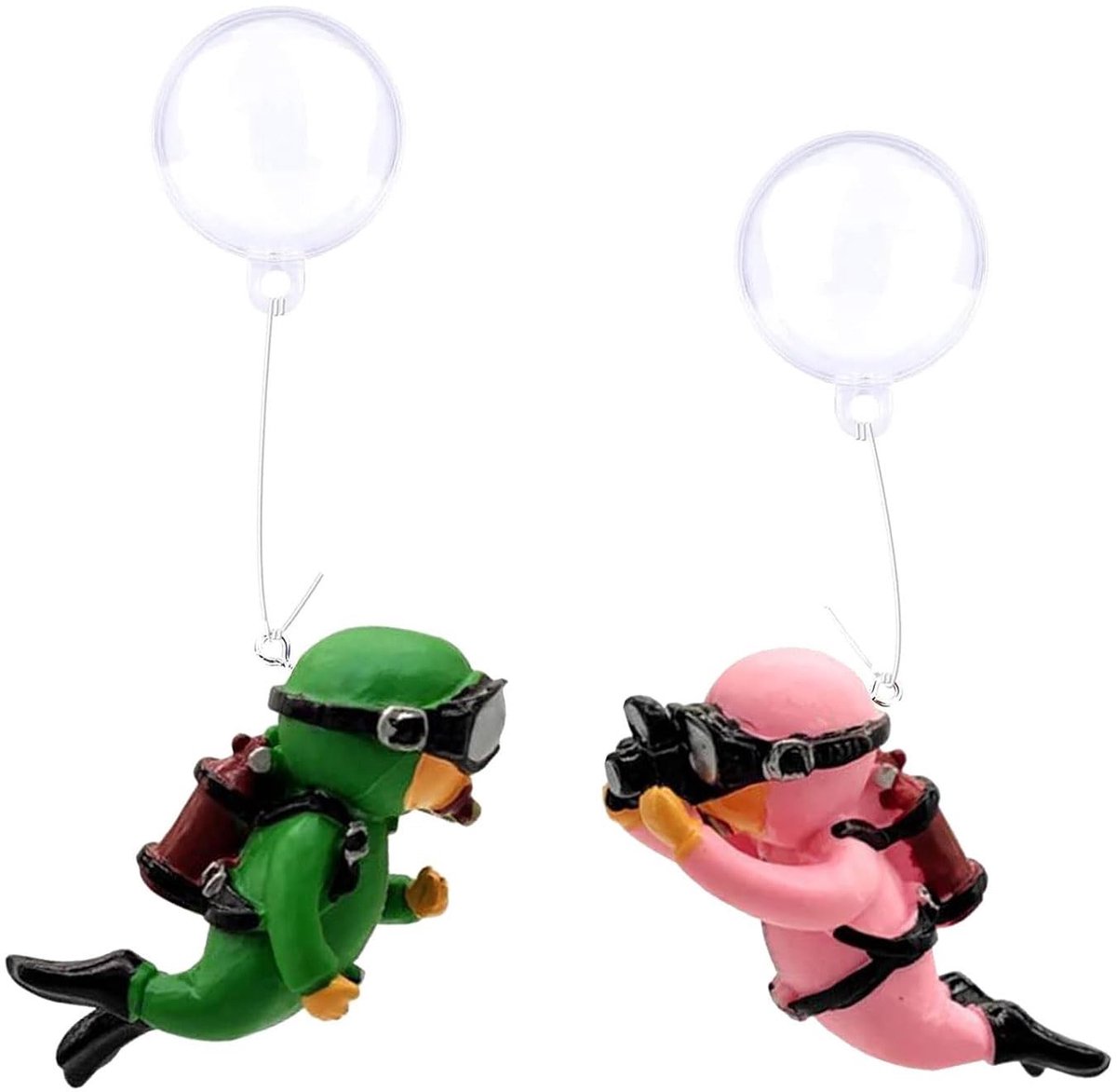 Dailygoods - 2 Stuks Drijvende Decoraties voor Aquarium met Ballonnen