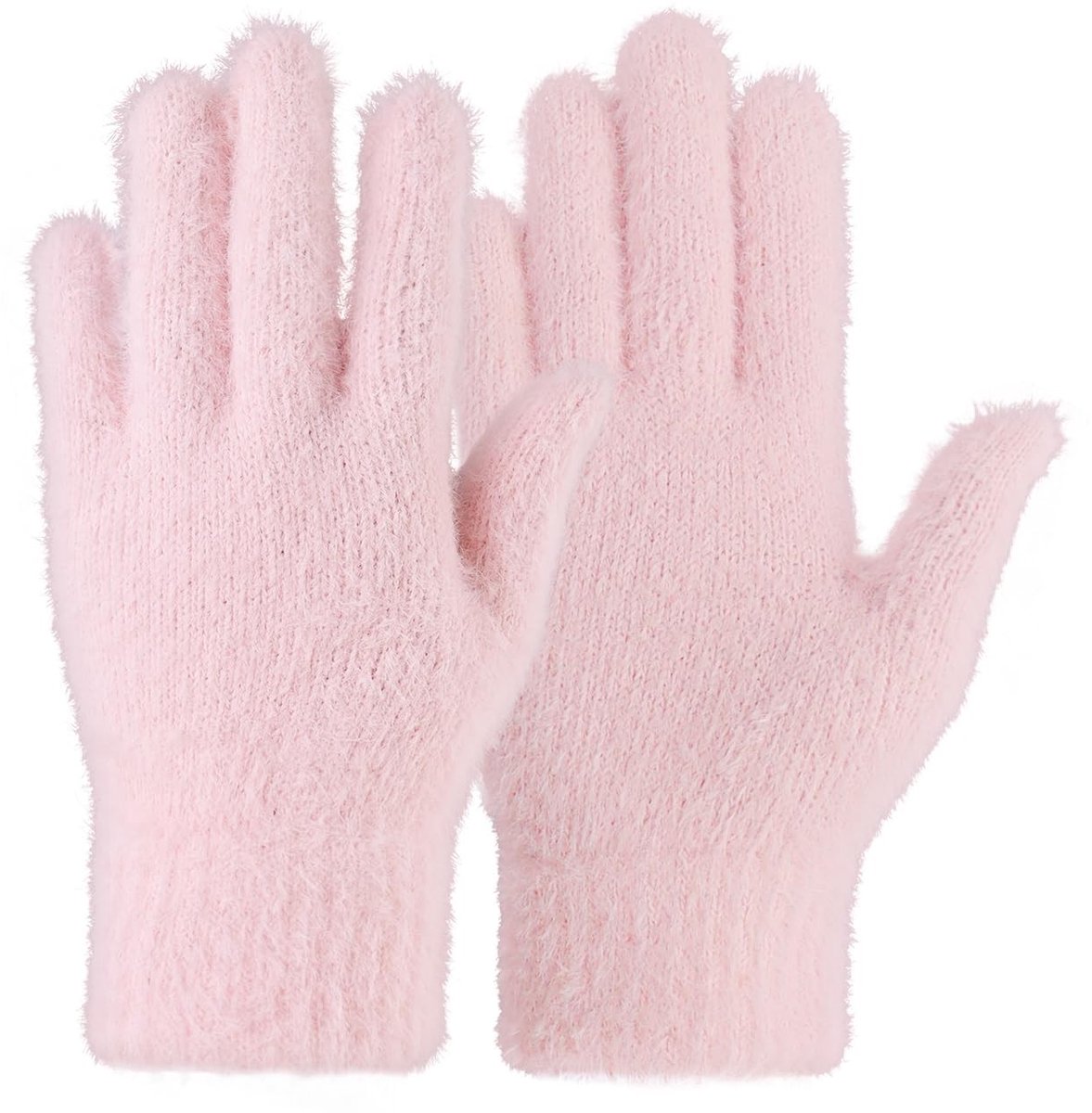 Dailygoods - Winterhandschoenen van Kunstwol voor Dames, Perfect voor Koud Weer