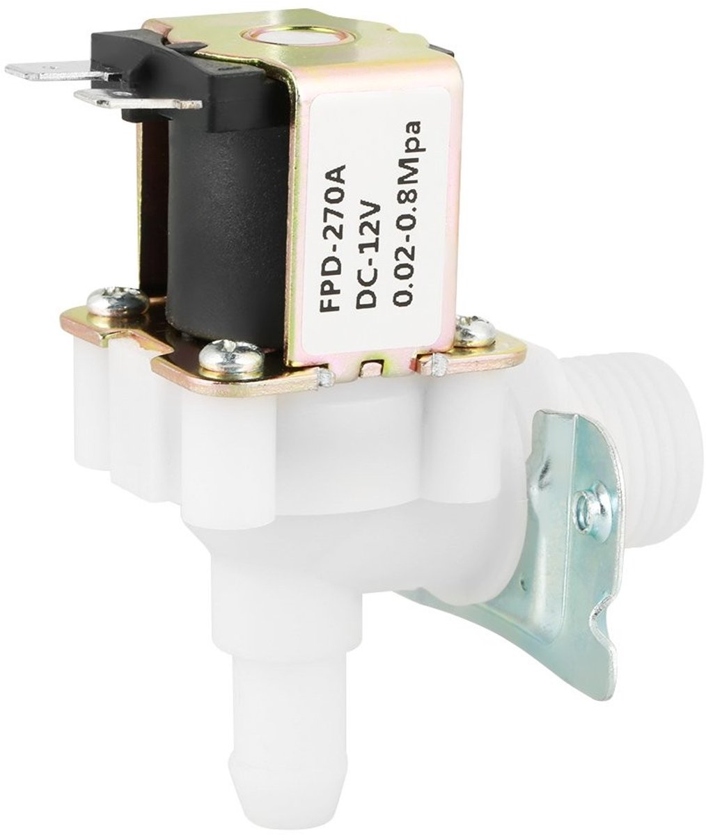 Dailygoody - Waterinlaatklep - Magnetische Ventiel - Duurzaam en Betrouwbaar - DC 12V - Geschikt voor Elektrische Apparatuur - Hoogwaardige Kwali