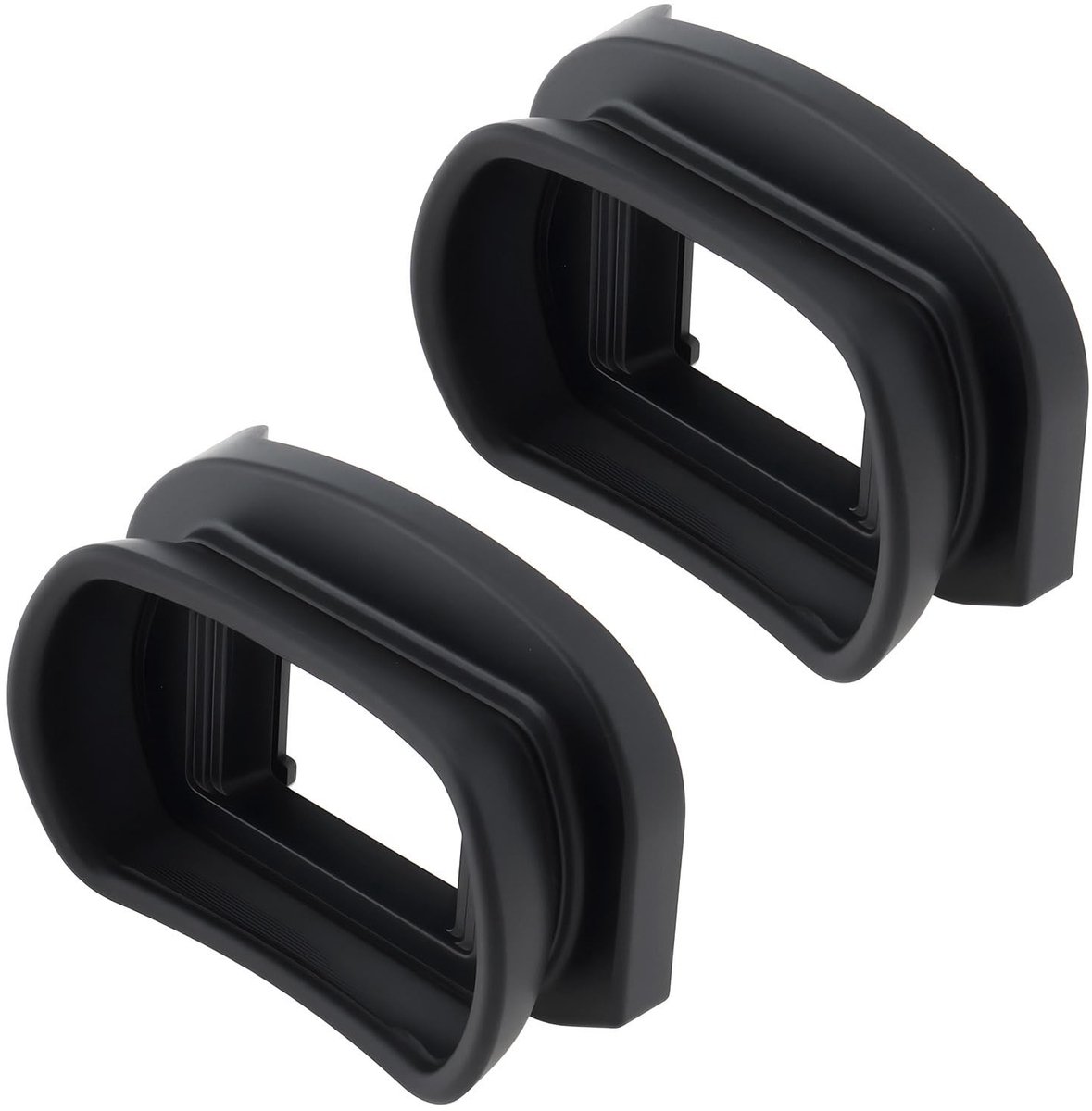 Dailygoody - Camera Eye Cup - 2x Soft Long Eye Cup - Comfortabel en Lichtafschermend - Geschikt voor Canon EOS 5D Mark III, 5DS R, 7D Mark II - Verbet...
