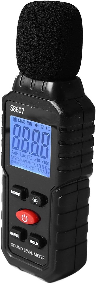Dailygoody - Decibelmeter - Digitale Geluidsniveaumeter 30-130dB - Draagbare SPL-meter - Nauwkeurige Sensor - Max/Min Functie - Geschikt voor Geluidsm