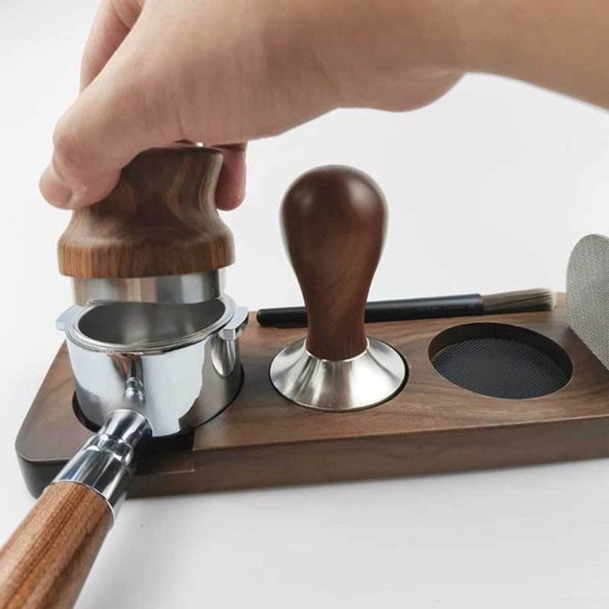 Koffie Tamper Houder en Station voor Espresso