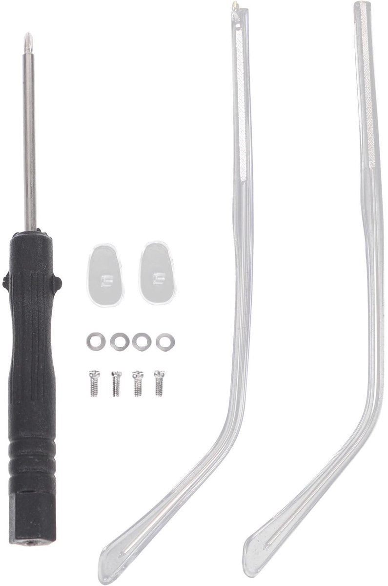 Dailygoods - Cosensi - Dailygoody - Vervangende Glazen voor Metalen Bril - Inclusief Schroevendraaier - Duurzaam en Betrouwbaar - Transparant - Onderhoud en Reparatie -