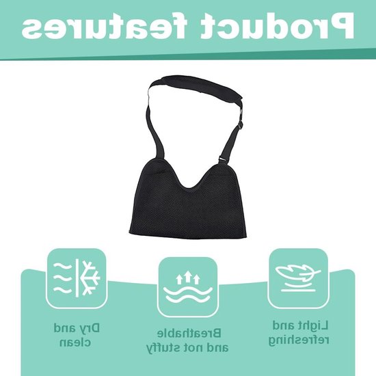 Mesh Schouder Sling voor Armimmobilisatie - Armloop voor Schouderblessures, Hand- en Elleboogondersteuning — afbeelding 2