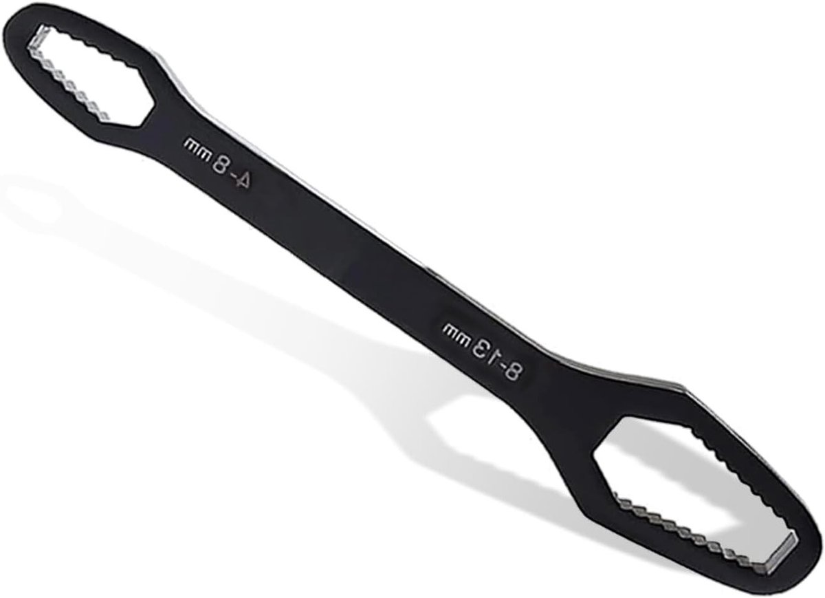 Multifunctionele Steeksleutel 4-13mm, Dubbelzijdige Zelfaanpassende Sleutel voor Thuisreparaties en Vastgrijpen