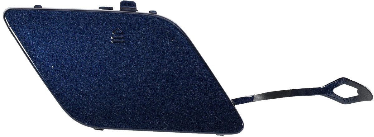 Dailygoods - Dailygoody - Bumper Trekhaakcover - Mercedes-Benz - Decoratief en functioneel - Blauw - Vervanging - Voor C-Class W204 2011-2014 - Pack of 1