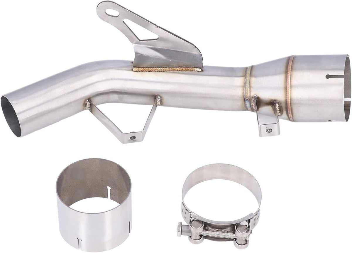 Dailygoods - Dailygoody - Motorfiets Uitlaat - Hittebestendige Midden Pijp - Eenvoudig te installeren - Vervanging voor Z900 2017-2021 - Duurzaam en veilig - G...