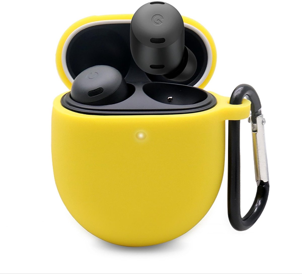Dailygoods - Dailygoody - Google Pixel Buds Pro 2 - silicone hoesje - ultradun en zacht - geel - valbestendig - anti-vingerafdruk - geschikt voor Google Pixel Buds...