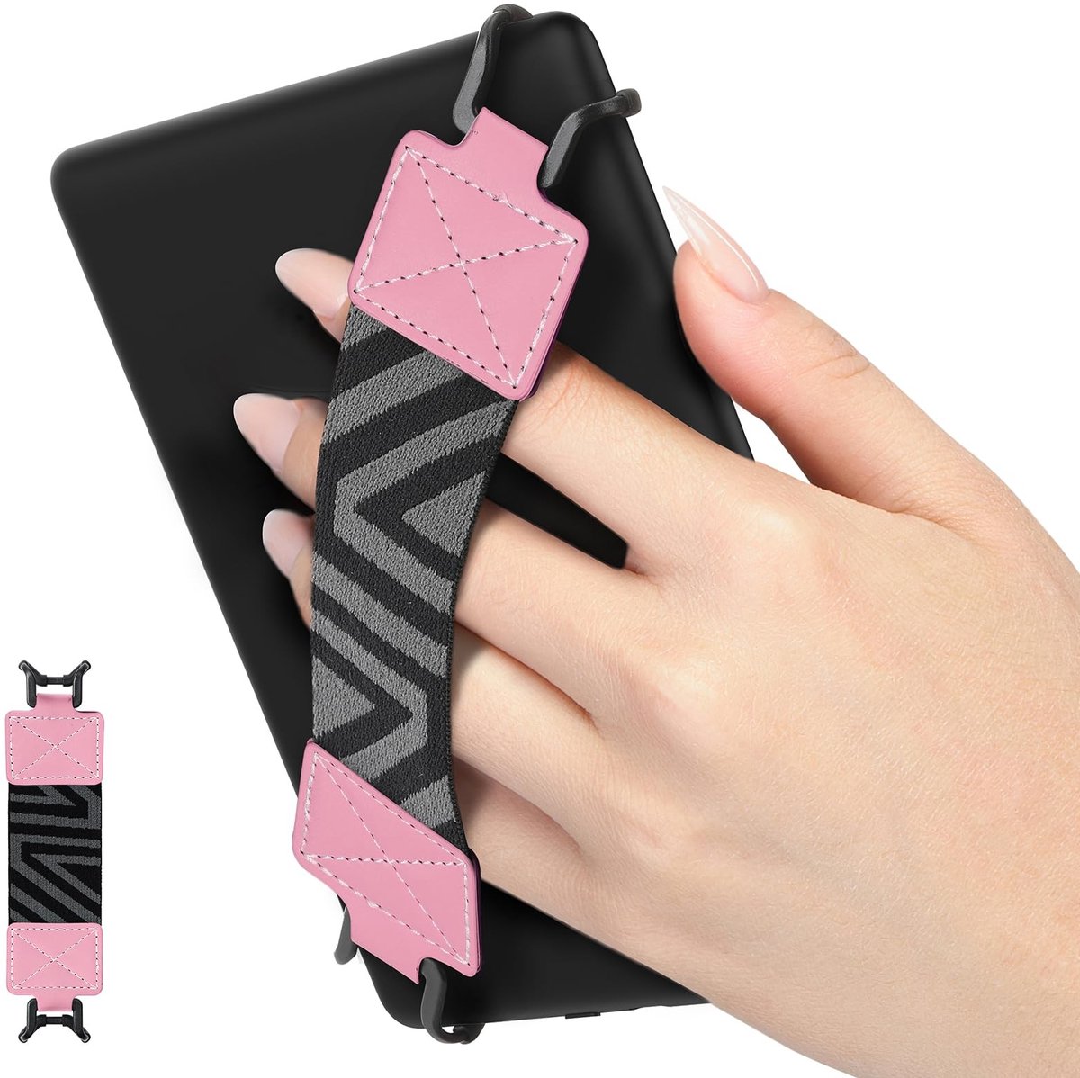 Dailygoods - Dailygoody - Beveiligingshandriem - Universele handriem - Duurzaam ontwerp - Geschikt voor 6-8 inch E-Readers - Ideaal voor onderweg - Compatibel met ..