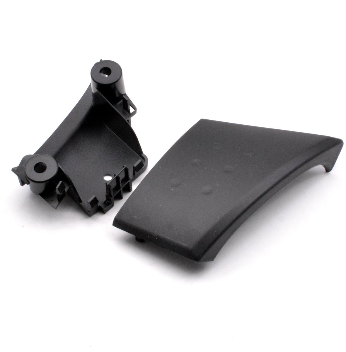 Dailygoods - Dailygoody - Linker Deurhendel en Sierlijst - Zwart - Perfecte Vervanging - Voor Citroën C1 Peugeot 107 Toyota Aygo - Geschikt voor 2005-2014 - Kleur: