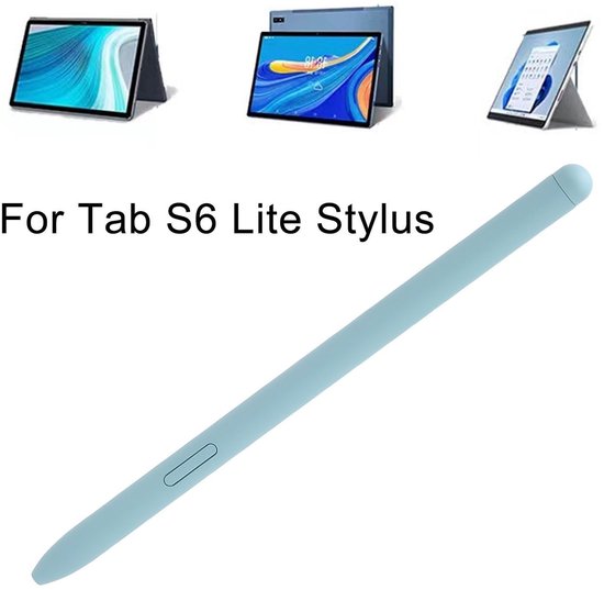 Dailygoody - Pen voor Tab S6 Lite - Stylus vervanging - Inclusief 5 reservetips - Blauw - Geschikt voor SM P610 SM P615 - Perfect voor creatief gebrui — afbeelding 4