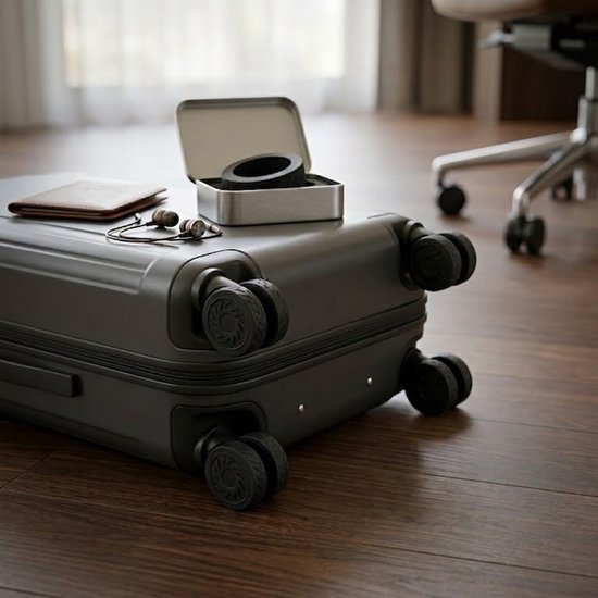 Zwarte beschermhoes bolderkar wiel set van 8 siliconen wielbeschermers geluidsreducerende wielhoezen geschikt voor bolderkar kinderwagen bagagekar bureaustoel en trolley schokbestendige wiel bescherming — afbeelding 2