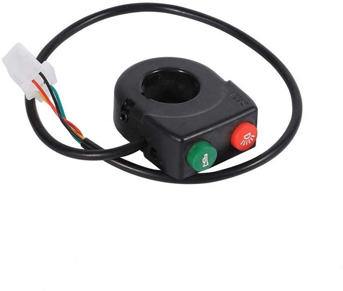 Motorfiets Handvat Controle Schakelaar, Universele 2-in-1 On/Off Schakelaar voor Verlichting en Accessoires