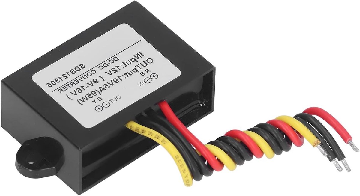 DC Boost Converter 12V naar 19V – Betrouwbare Voltage Regulator voor Stroomvoorziening, Efficiënte DC naar DC Converter voor Elektronische Apparaten en Accessoires