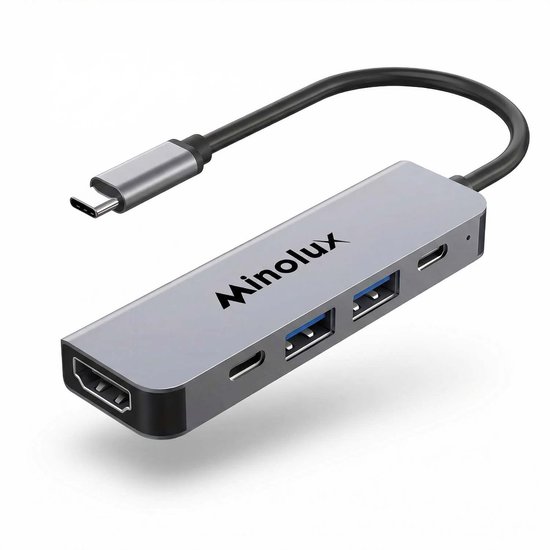 USB-C 5-in-1 Hub met 4K HDMI, 100W ...