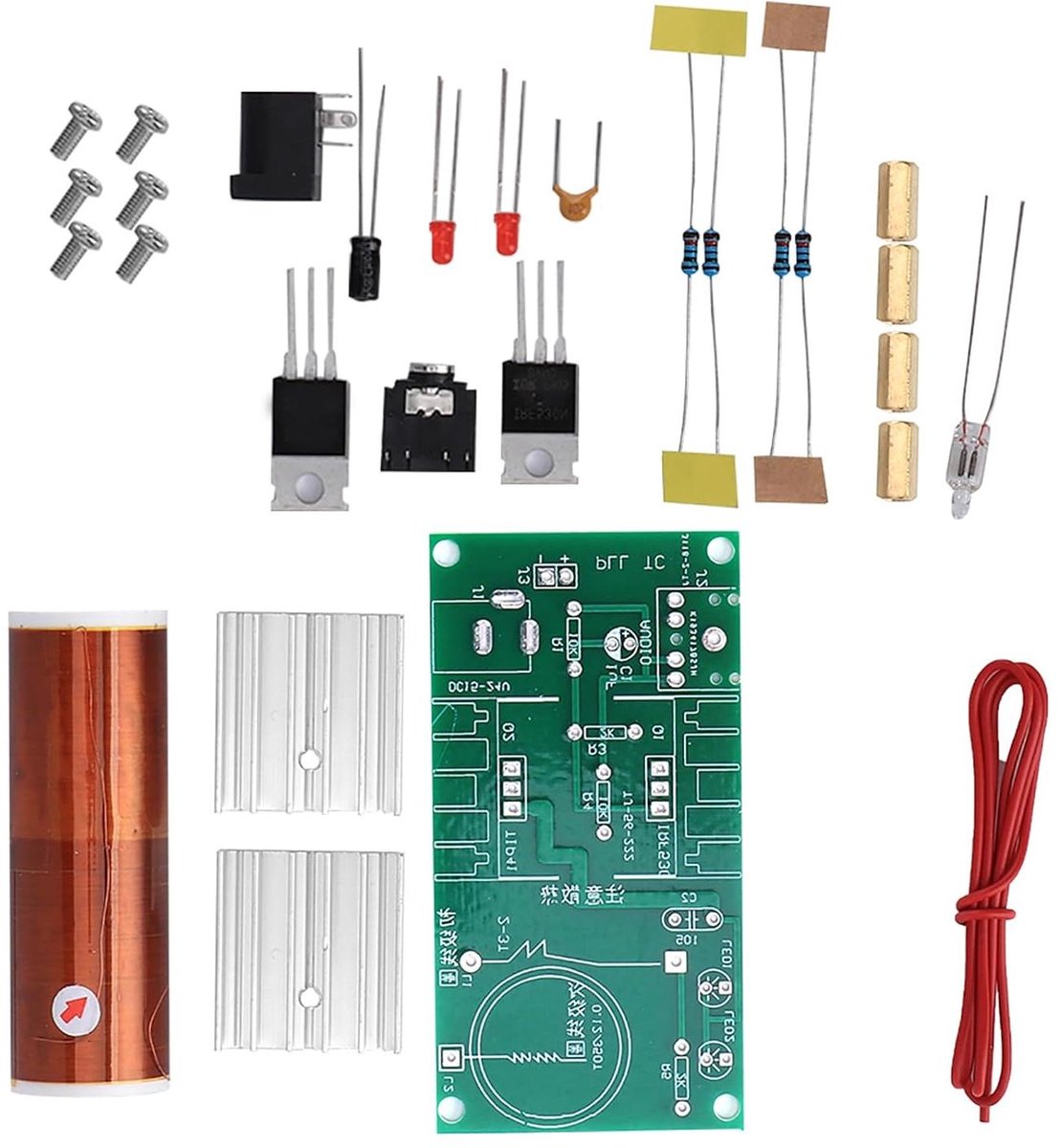 Arc Plasma Luidspreker - Mini Coil Kit - Elektronisch Leren - Draadloze Transmissie - 15W - null