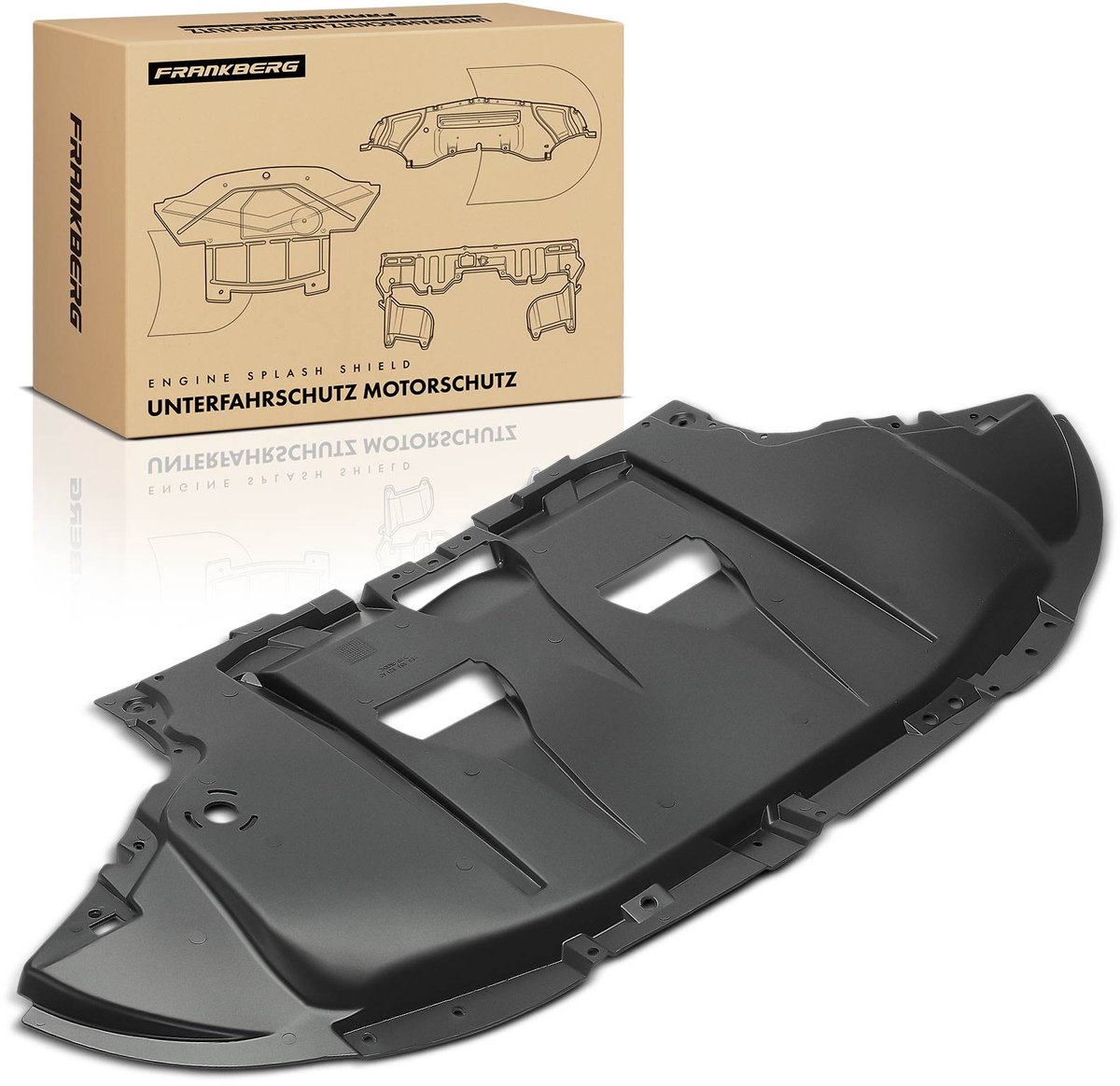Frankberg 1x Onderbodemplaat voor Audi A4 Avant Cabrio 8H7 8E2 8E5