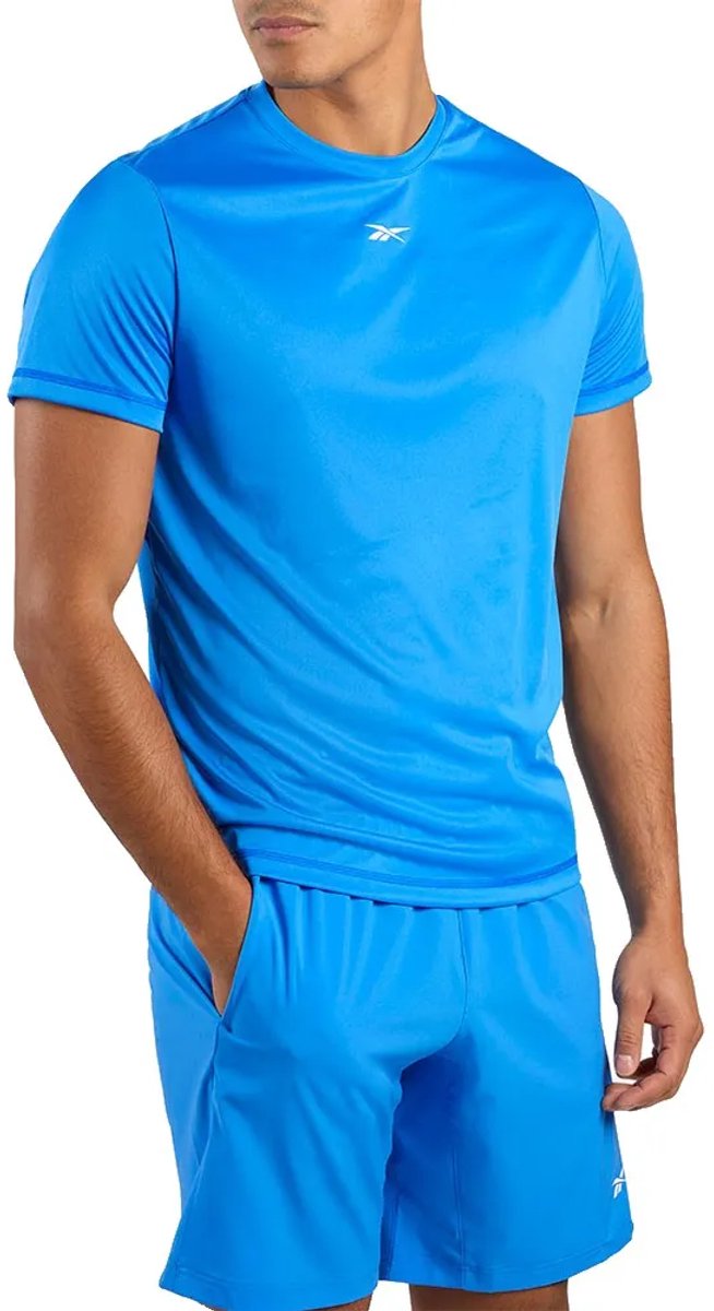 Reebok Tech T-shirt Met Korte Mouwen Regular Man Blauw