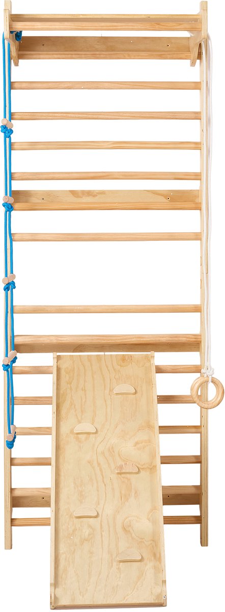 VEVOR Klimwand Klimrek 5 In 1 Houten Binnenspeelgoed voor Kinderen — afbeelding 2
