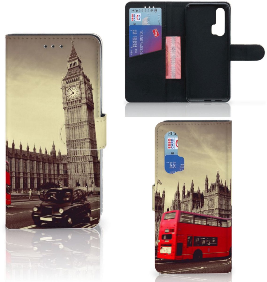 Boekhoesje voor Honor 20 Pro Flip Cover Londen