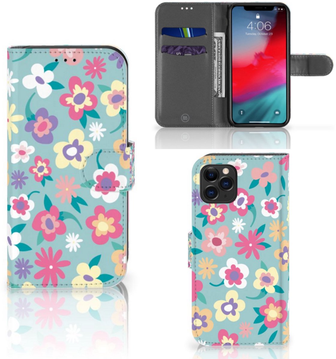 Apple iPhone 11 Pro Hoesje Flower Power