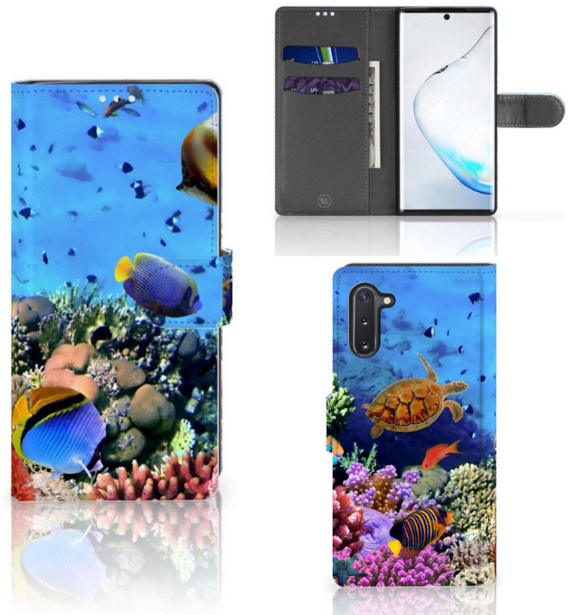 Samsung Galaxy Note 10 Telefoonhoesje met Pasjes Vissen