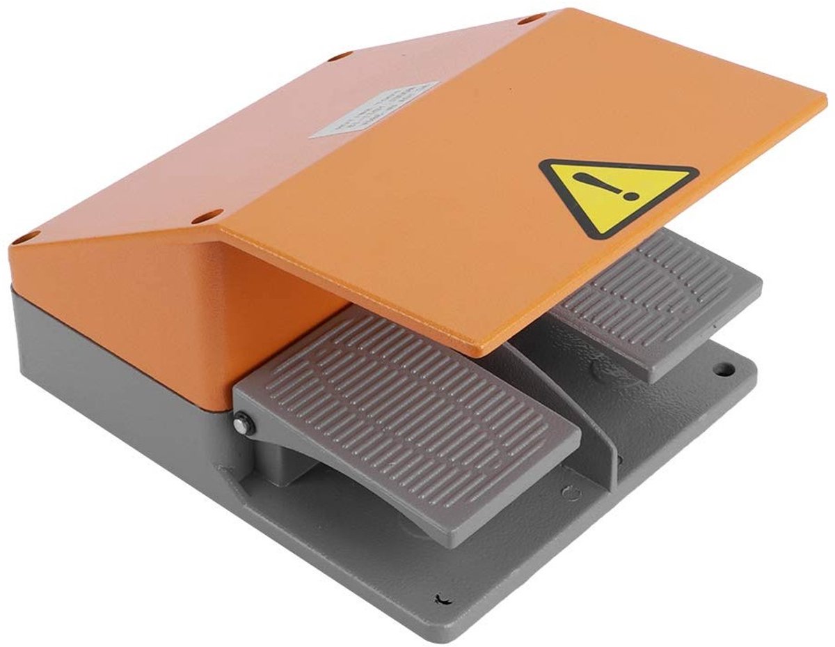 Dubbele Voetpedaal Schakelaar van Legering voor Elektrische Machines en Voedingssystemen Ydt1-15 380Vac, Ideaal voor Klemsets en Apparatuur
