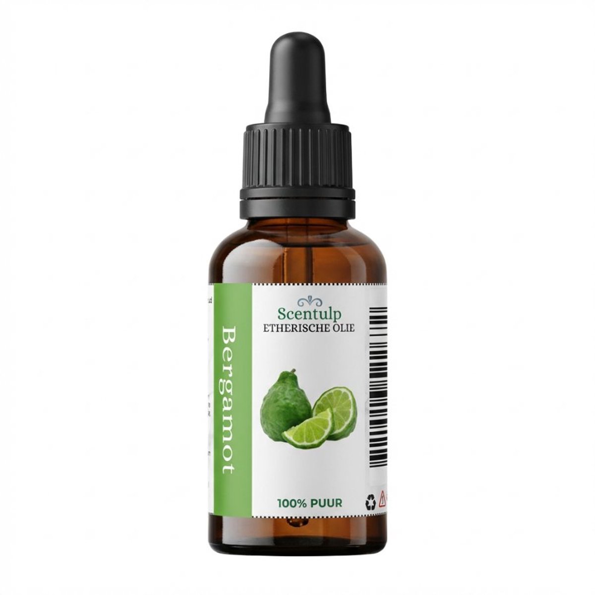 Scentulp – Bergamot Olie Etherische Olie 30 ml – Biologisch & Natuurzuiver – Citrus bergamia – Fris, Zonnig & Verkwikkend – Met Pipet