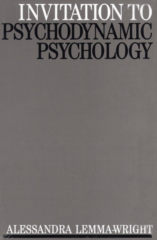 Invitation to Psychodynamic Psychology - cover