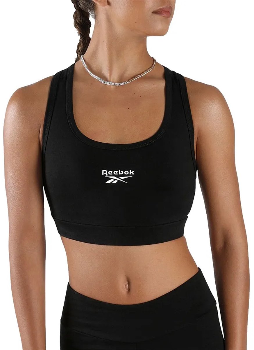 Reebok Id Sportbeha Zwart XS Vrouw