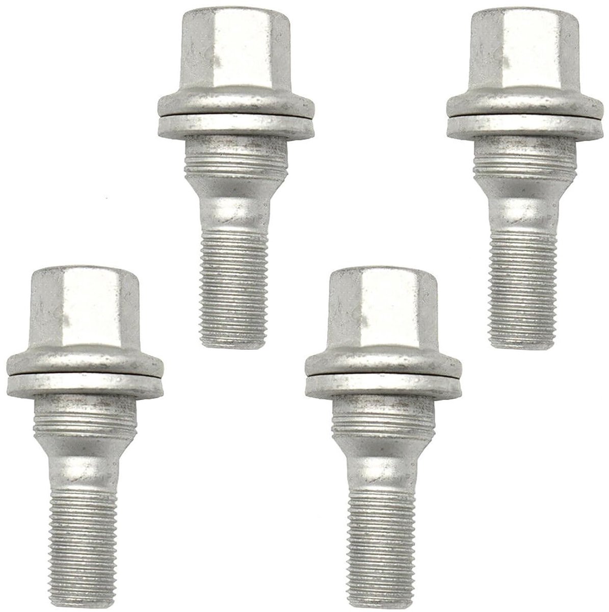Set van 4 M12x1.25 Wielbouten voor Achteras en Vooras - Geschikt voor Citroën C3, C4, C5, Berlingo en Peugeot 206, 207, 308, 407 - Duurzaam en Betrouwbaar