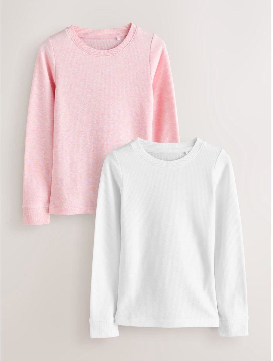 Next - Meisjes - paars - Thermische top met lange mouwen - Roze