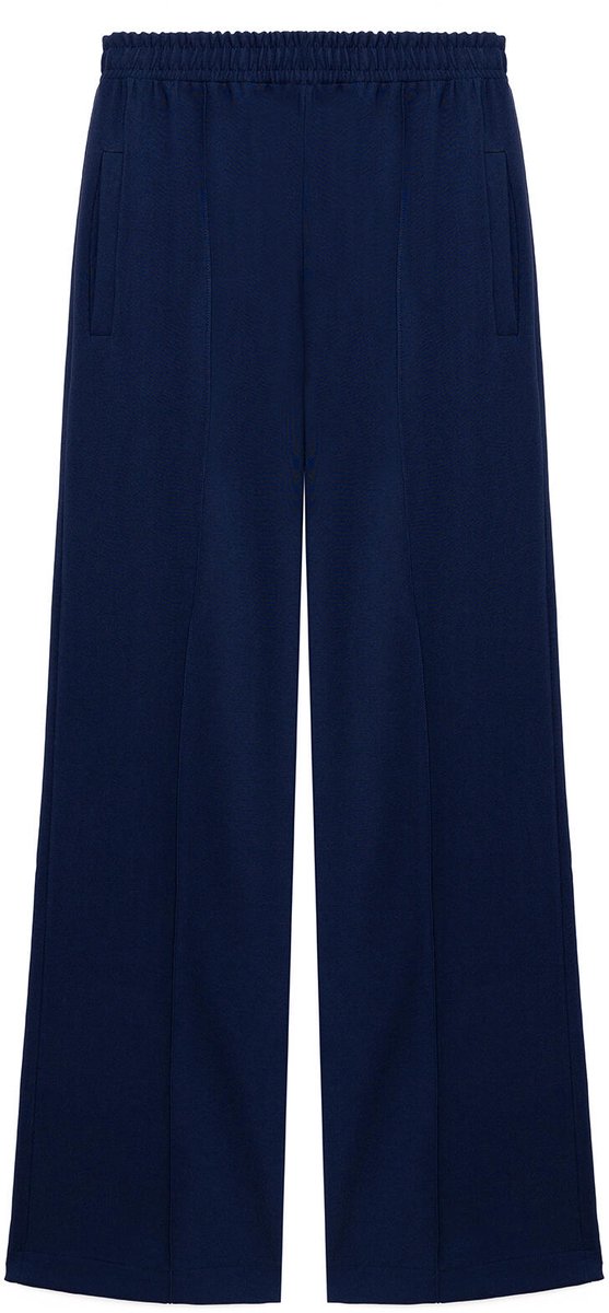 Touché Privé - Crêpe broek met siernaden - Marine - Dames