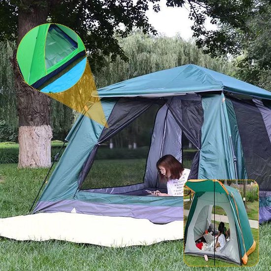 Isolatiemat Aluminiumfolie - Slaapmat Schuim - Kamperen en Picknicken - Dubbelzijdig Aluminiumfolie - 200x150 cm - Zilverwit — afbeelding 2