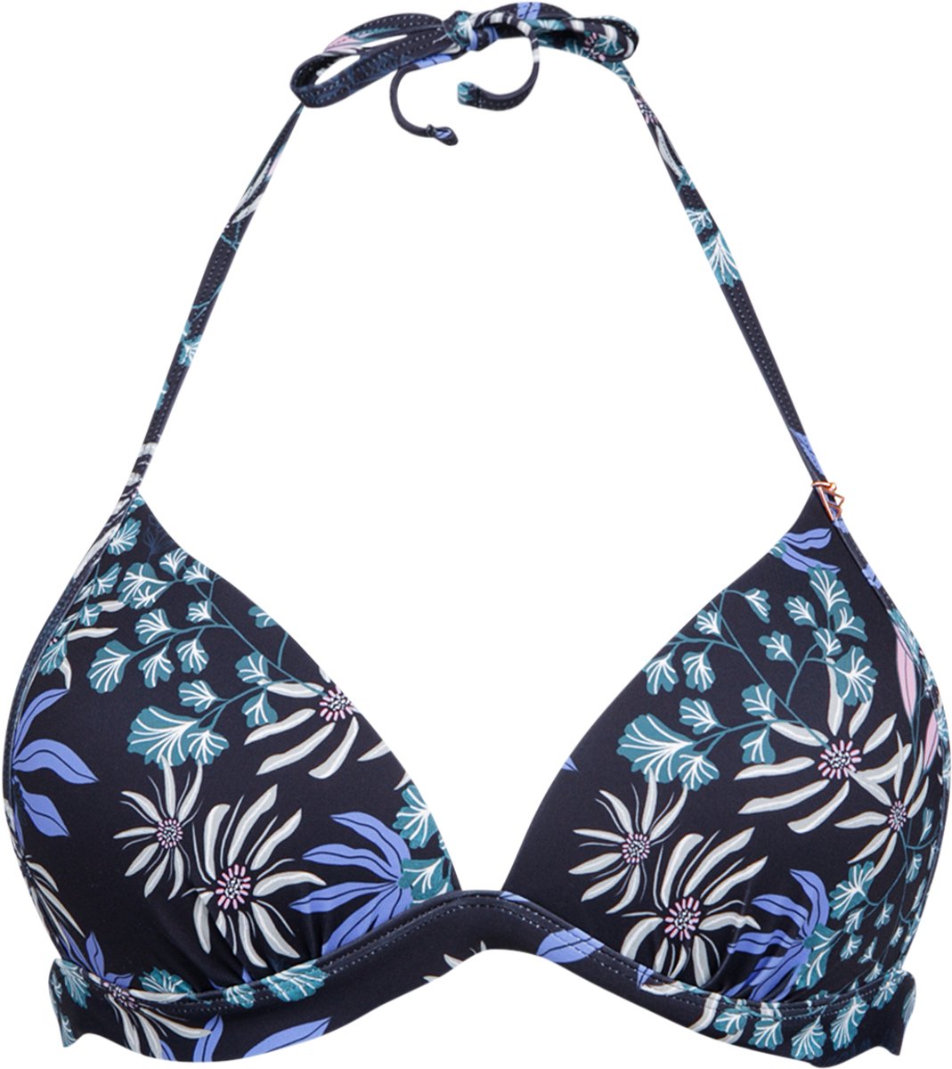 Brunotti Lisselot-Print Bikini Topje Triangel Bikini Dames 36 Zwart
