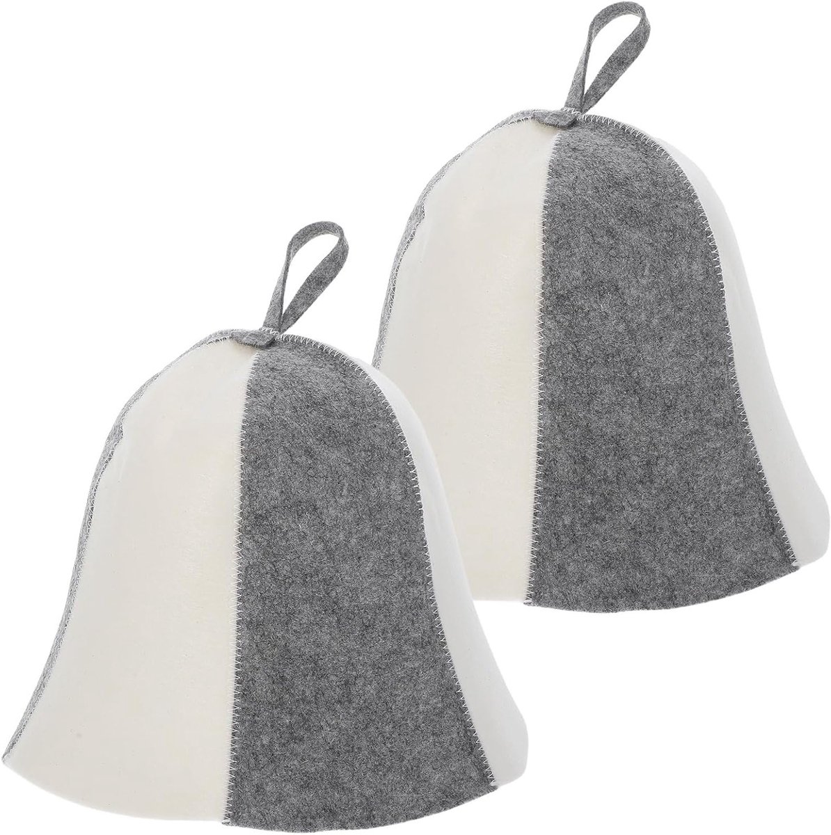 Ergonomische Vilten Saunahoed voor Dames en Heren, Warmtebescherming, Stoomruimte Accessoires en Hoofdsteun, Natuurlijke Stijlvolle Ontwerp